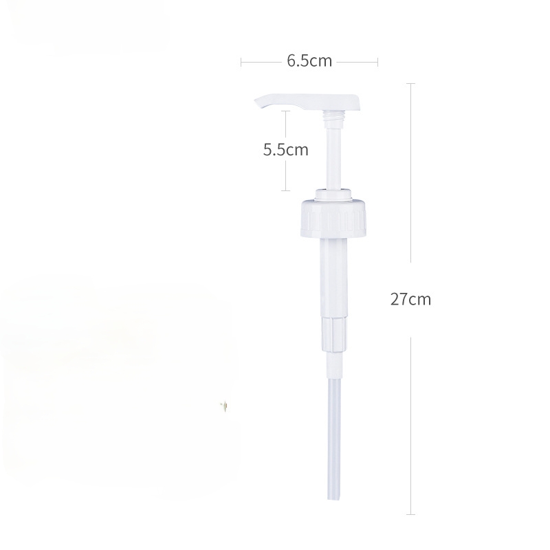 Pompa erogatrice di sciroppo in plastica da 28 mm 