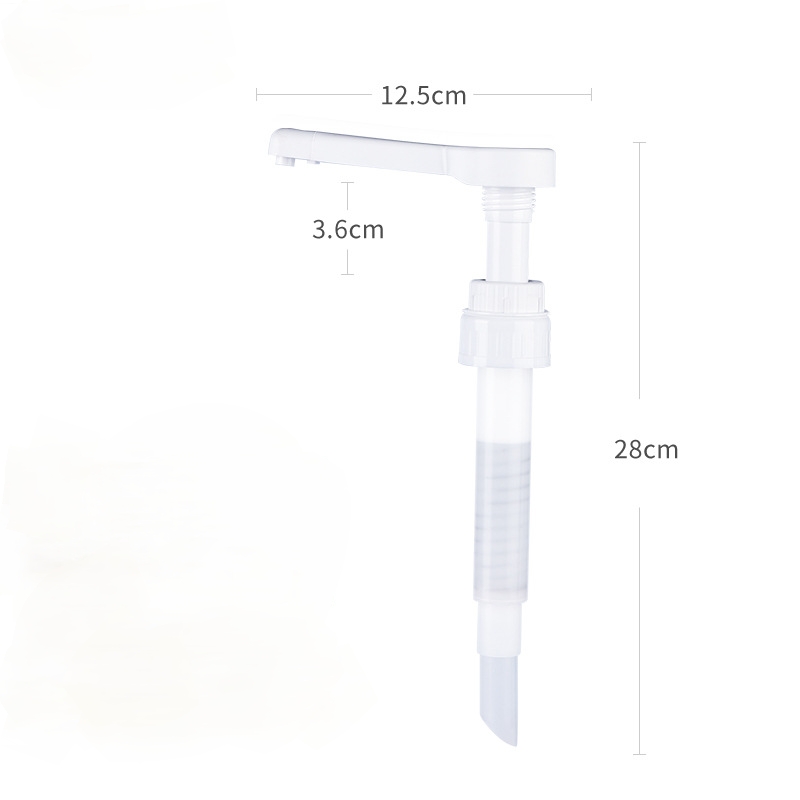 Pompa erogatrice di sciroppo in plastica da 28 mm 